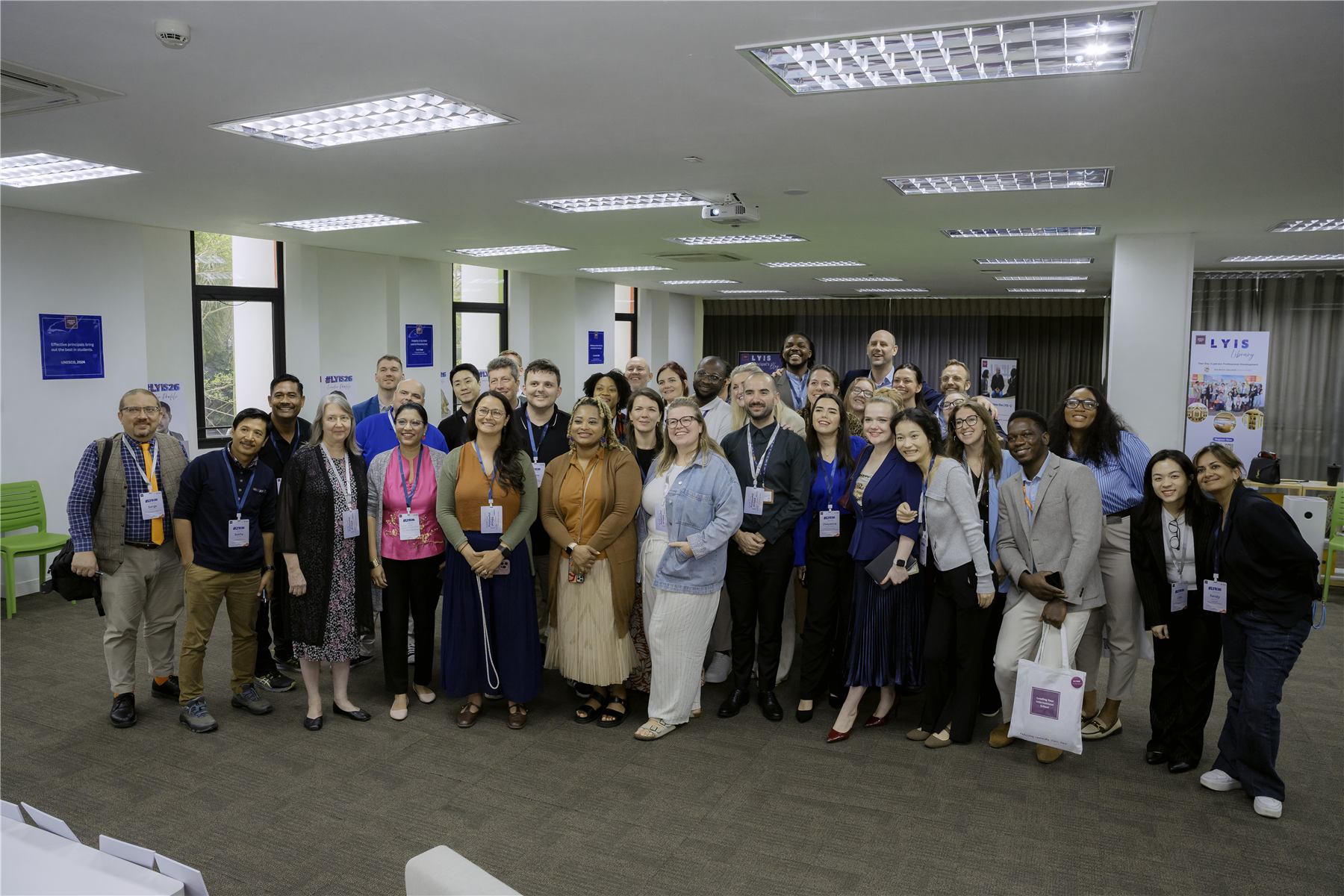 LYIS members together at a conference
