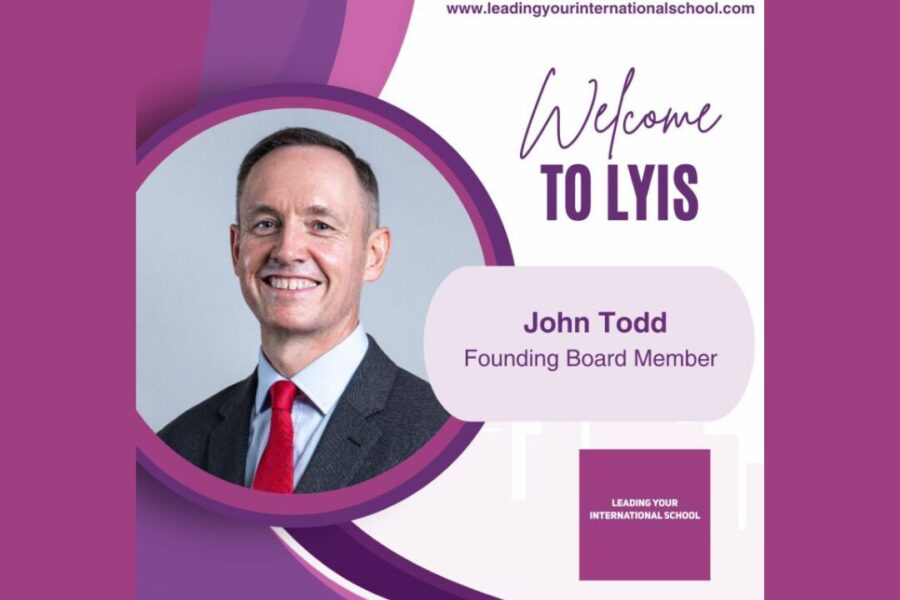 Welcome to The LYIS Board, John Todd!