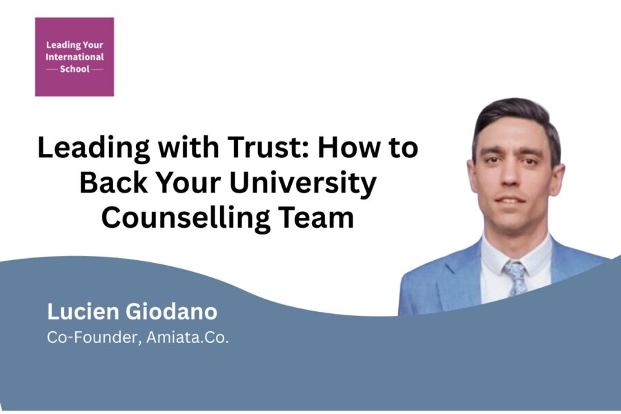 Leading with Trust: How to Back Your University Counselling Team
